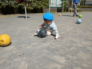 お外気持ちいいね♪