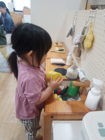 わたしもできるのよ(*^▽^*)